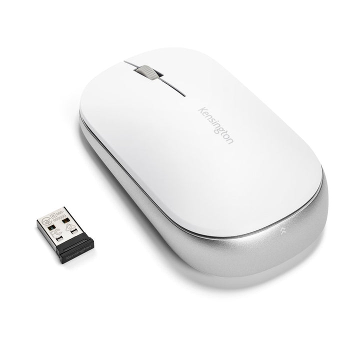 Mouse Slimblade 2.0 Blanco Dual USB y Bluetooth